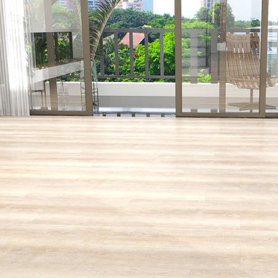 Wood Vinyl Stone Polymer Composite Tiles , Spc Waterproof Vinyl Tile